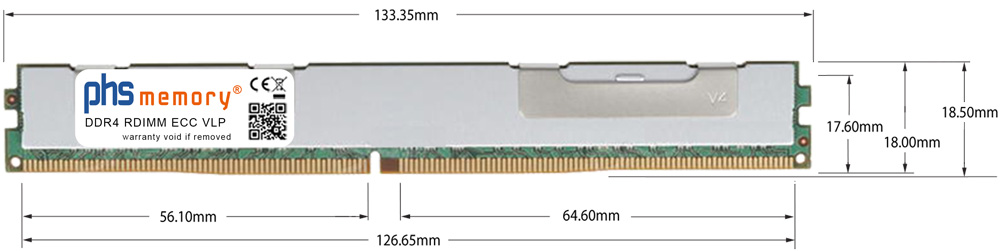 Abmessungen - Memoria RAM DDR4 288Pin r 36 18 jpg