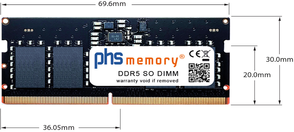 Abmessungen - Memoria RAM DDR5 262Pin s 4 jpg