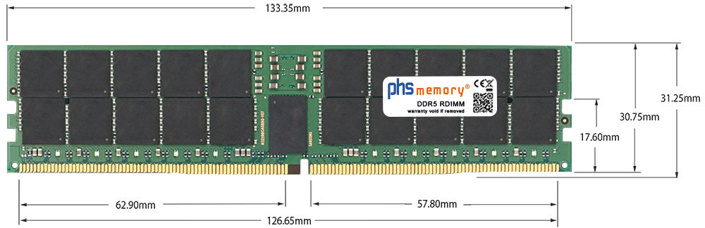 Abmessungen - Memoria RAM DDR5 288Pin r 20 jpg